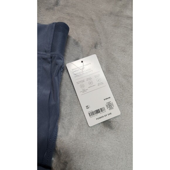 Athleta Women's Size 2 Shadow Blue Brooklyn Heights High Rise Cargo Pants NWT - Picture 3 of 7